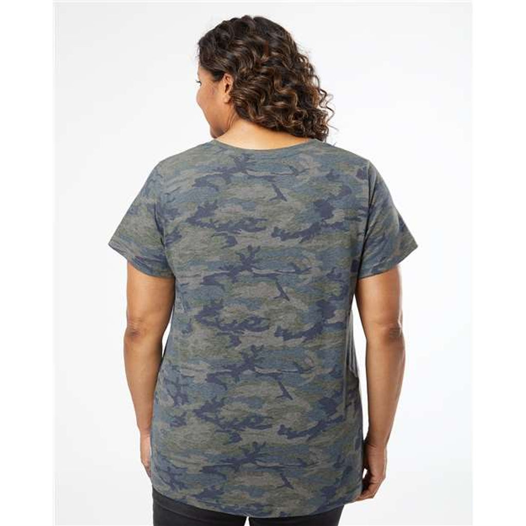 Retro Camo Curvy Tee
