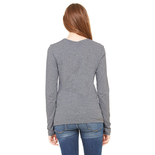 Charcoal Bloom LS Tee