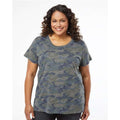 Retro Camo Curvy Tee