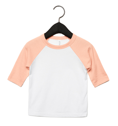 Toddler Playtime Baseball Tee — Three‑Quarter Sleeve