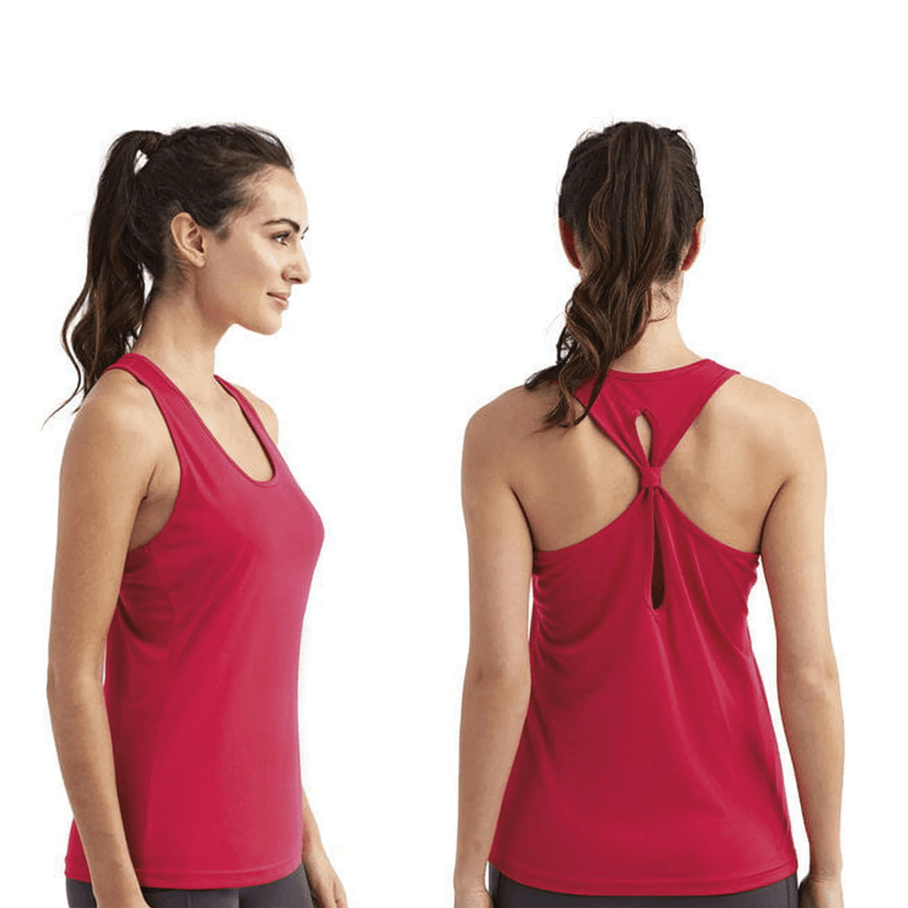 Women's Twist-Back Fitness Tank