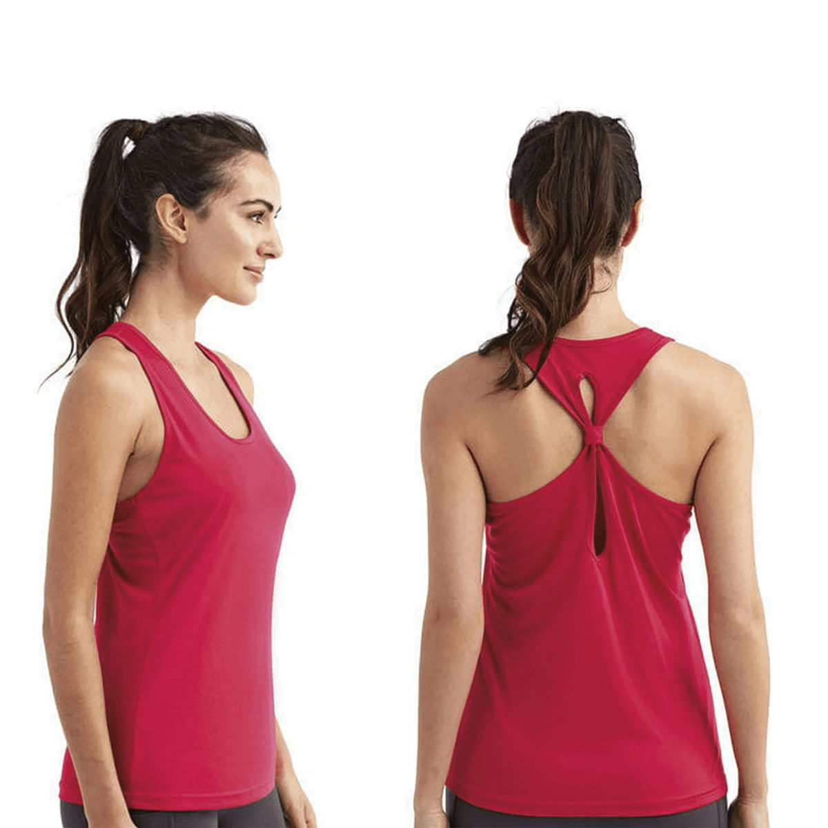 Women's Twist-Back Fitness Tank